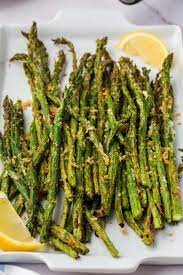 Air Fryer Asparagus With Lemon And Parmesan