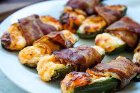 Air Fryer Bacon Wrapped Jalapeno Poppers