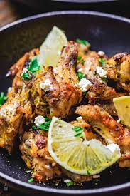 Greek-Style Air Fryer Chicken Wings