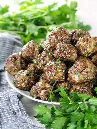 Keto Air Fryer Italian Meatballs
