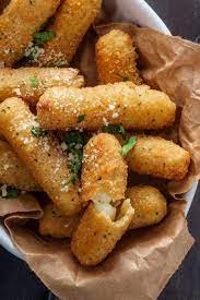 Keto Air Fryer Mozzarella Sticks