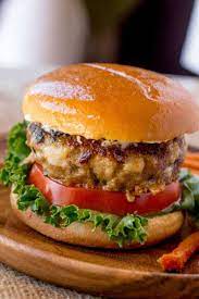 Feta Spinach Turkey Burger