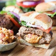 Pimento Cheese Stuffed Burger