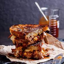 BBQ Pulled Pork Grilled Sandwich
