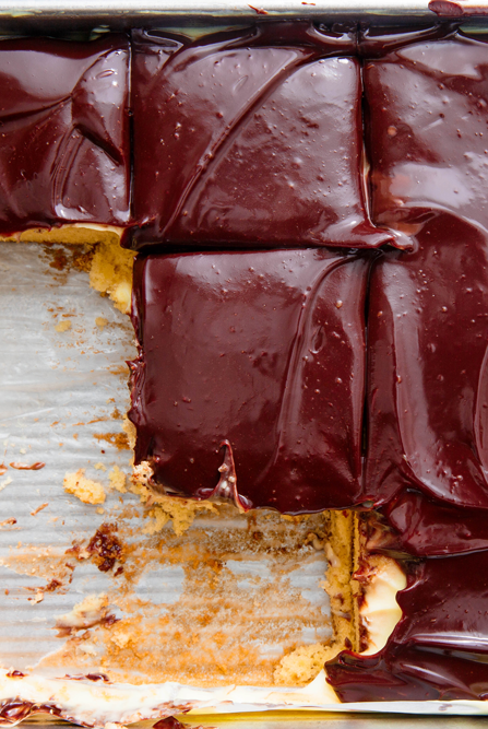 Boston Cream Poke Cake