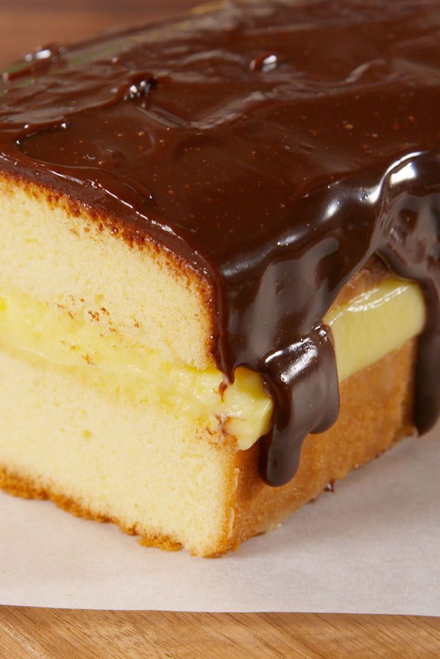 Boston Cream Pound Cake