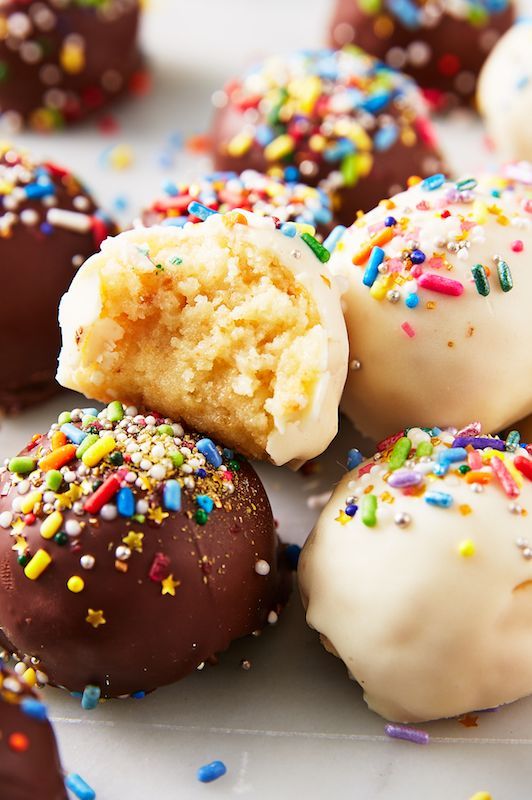 Chocolate-Covered Cake Balls