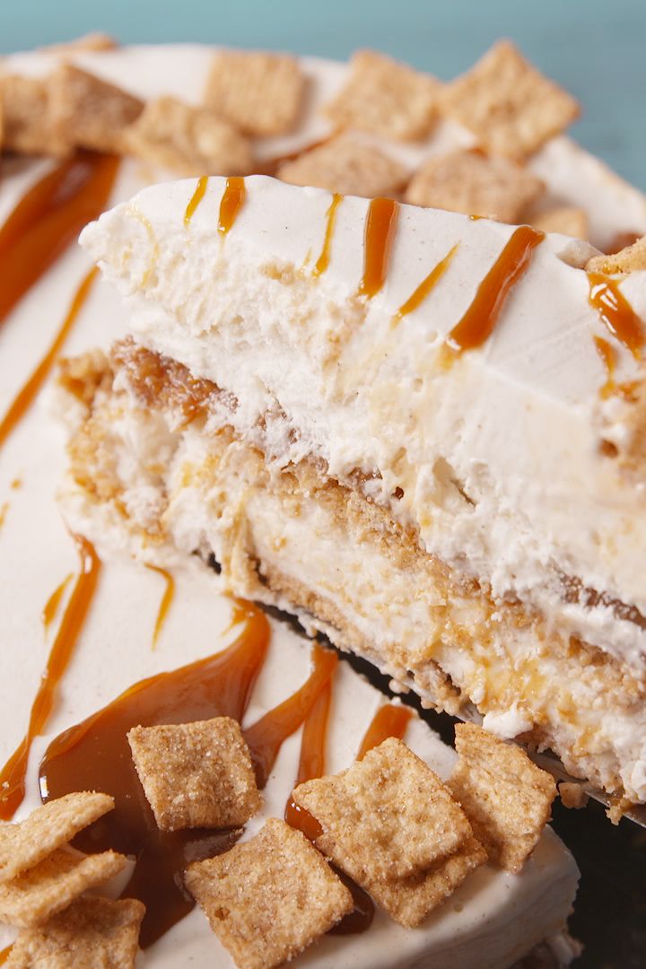 Cinnamon Toast Crunch Ice Cream Cake
