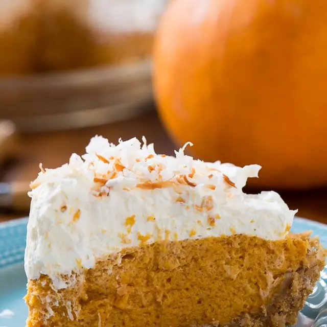 Coconut Pumpkin Chiffon Pie