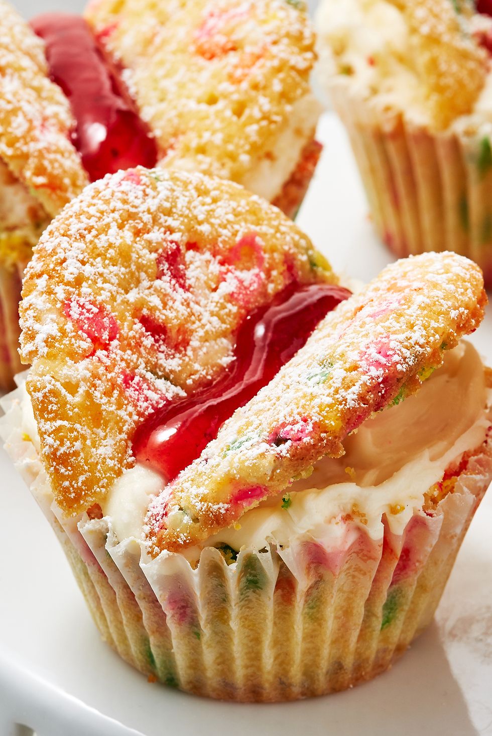 Confetti Butterfly Cupcakes