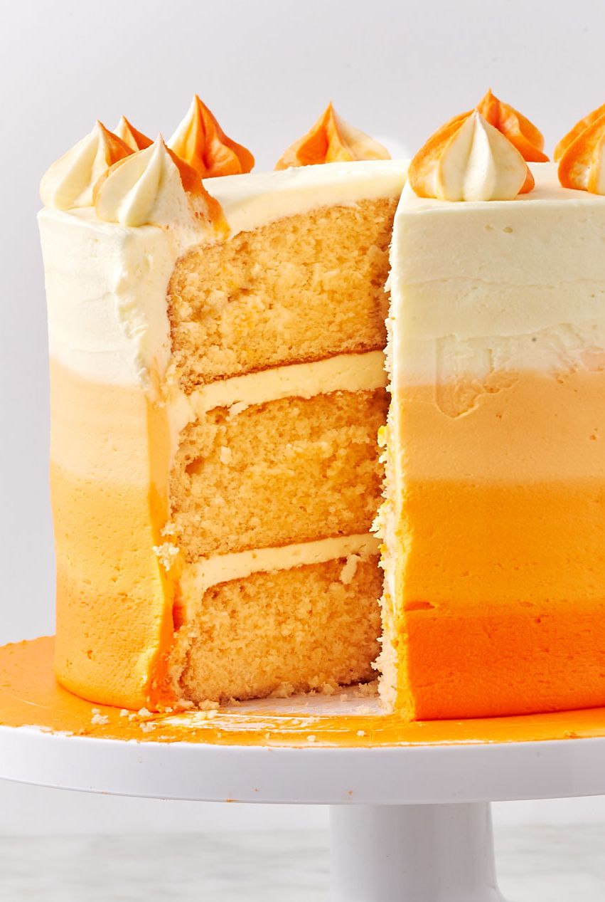 Creamsicle Ombre Cake