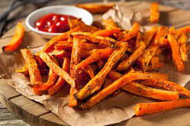 Crispy Maple Butter Sweet Potato Fries