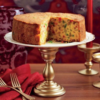 Golden Glacé Fruit Cake