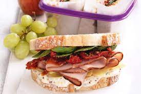 Ham and Swiss on Sourdough