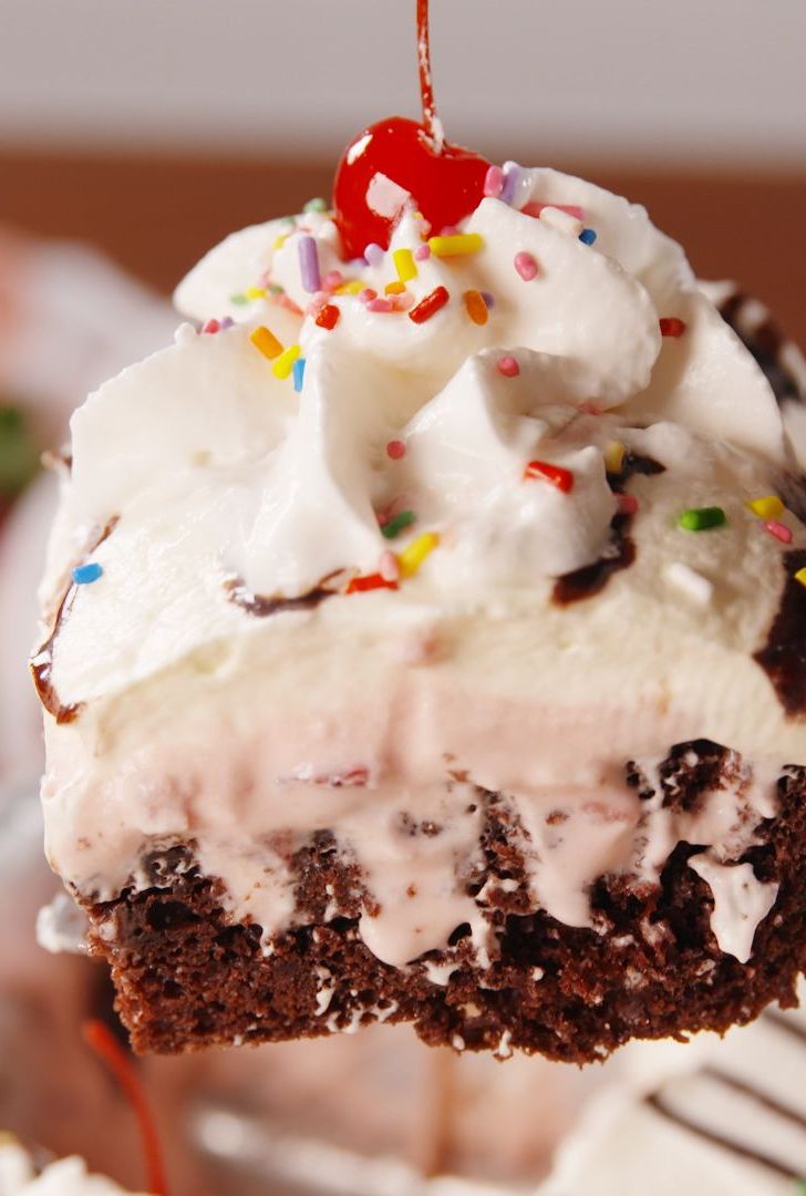 Ice Cream Poke Cake