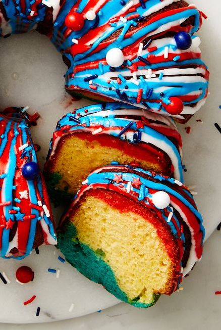 Lemon-Berry Firecracker Cake
