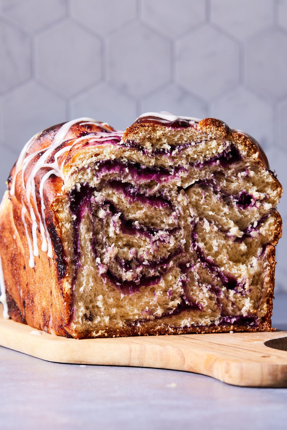 Lemon Blueberry Babka