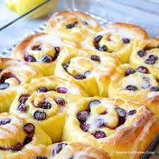 Lemon Blueberry Sweet Rolls