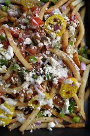 Loaded Mediterranean Feta Fries