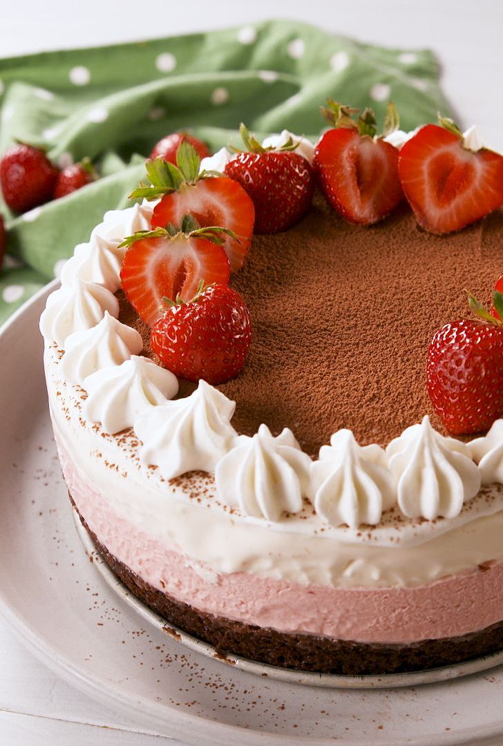 Neapolitan Ice Cream Cake