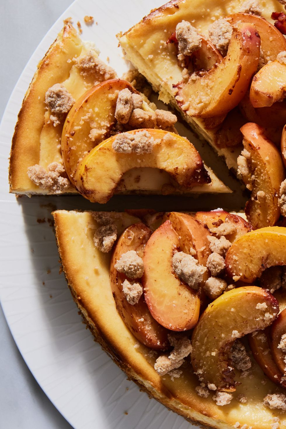 Peach Cobbler Cheesecake