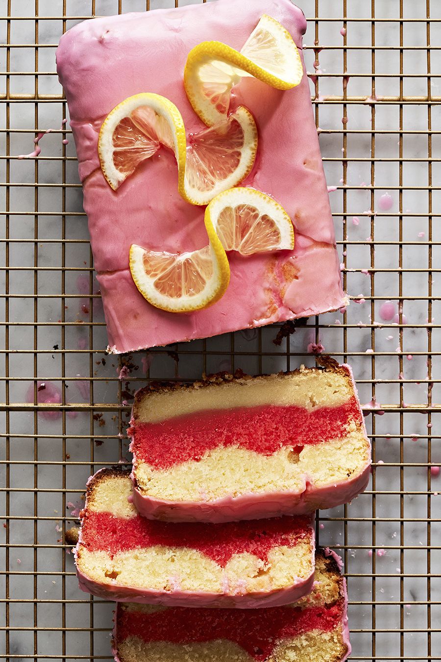 Pink Lemonade Pound Cake