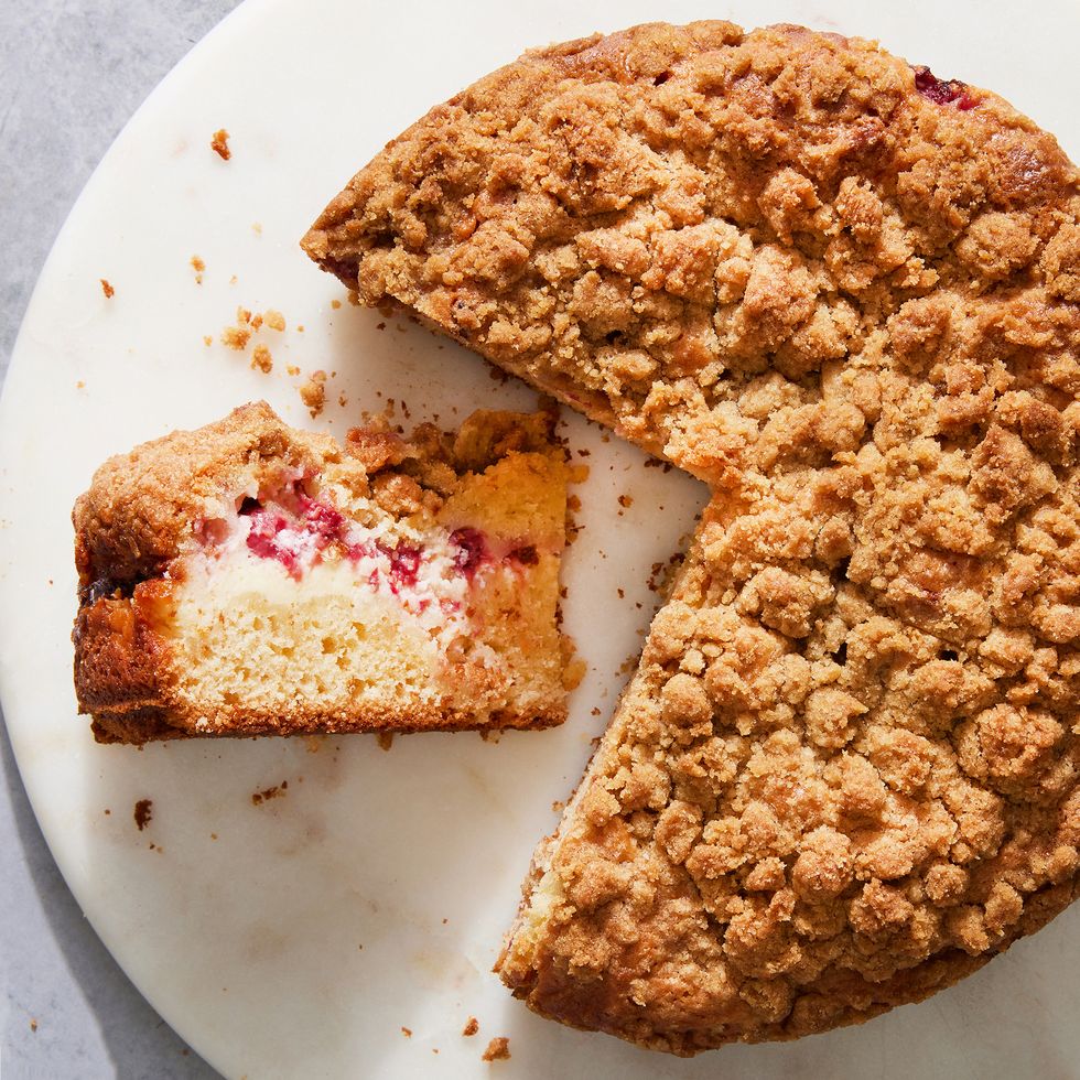 Raspberry Cream Cheese Coffee Cake