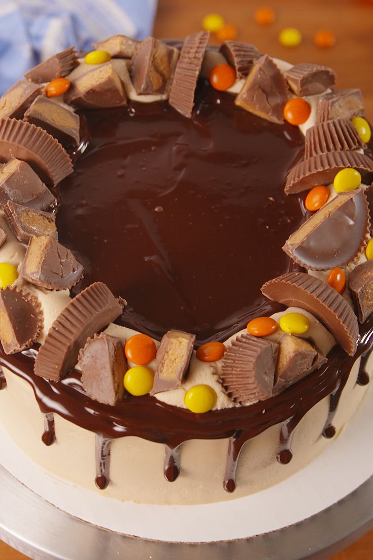 Reeses Explosion Cake