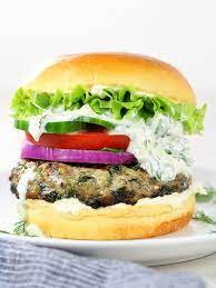 Spinach Feta Fiesta Burger