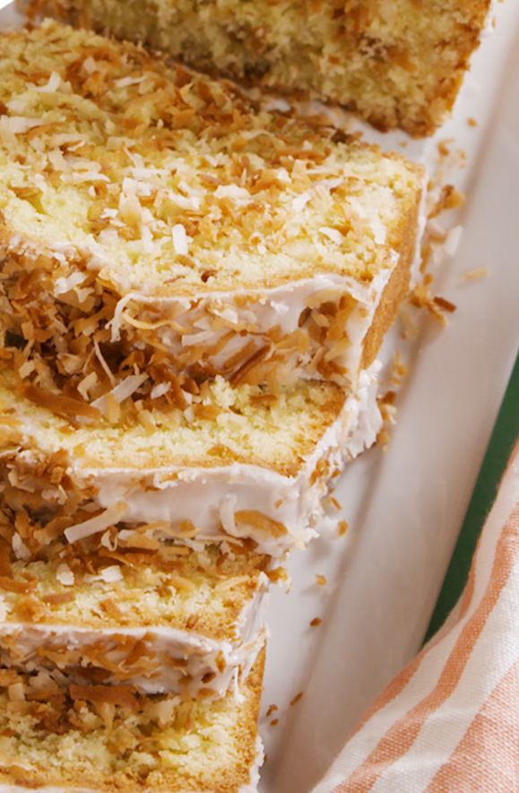 Toasted Coconut Pound Cake