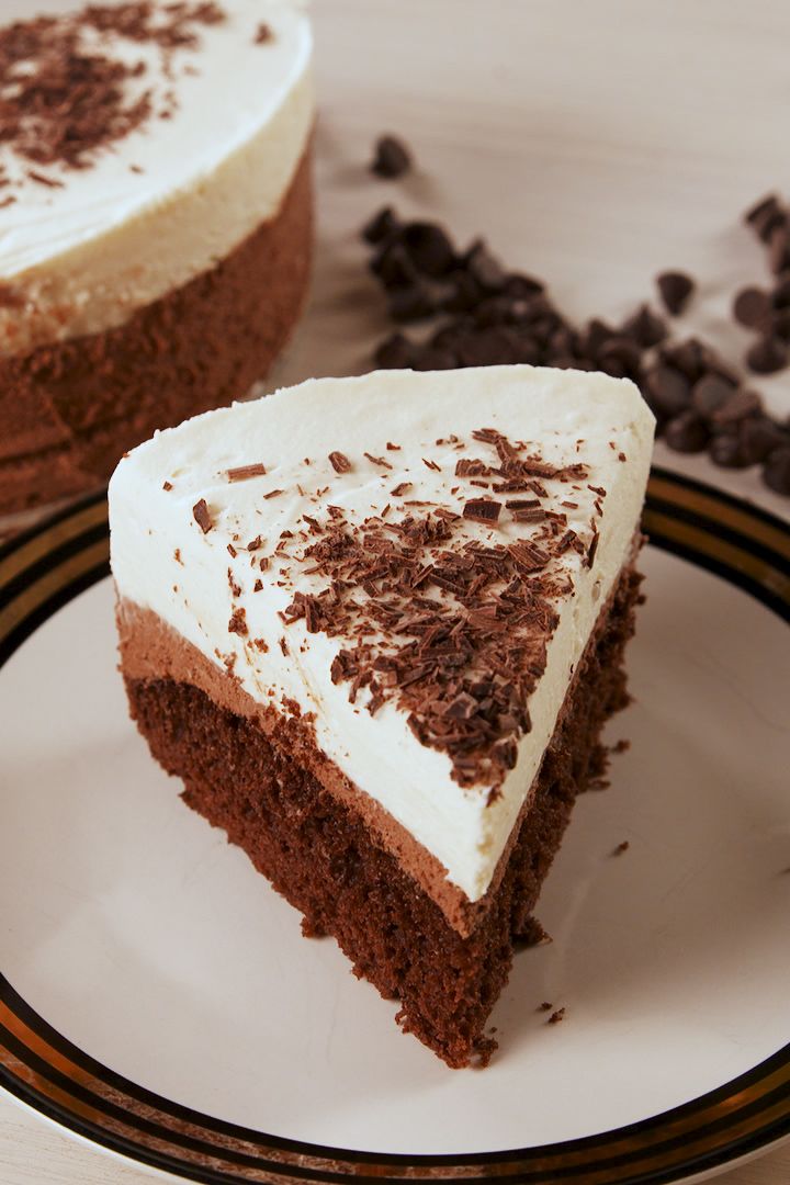 Triple Chocolate Mousse Cake