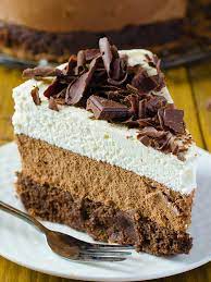 Triple Chocolate Mousse Cake
