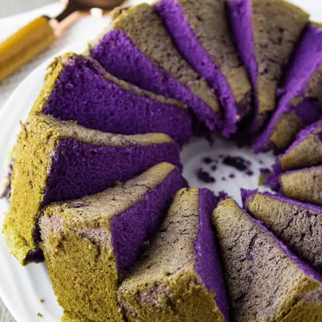 Ube Chiffon Cake