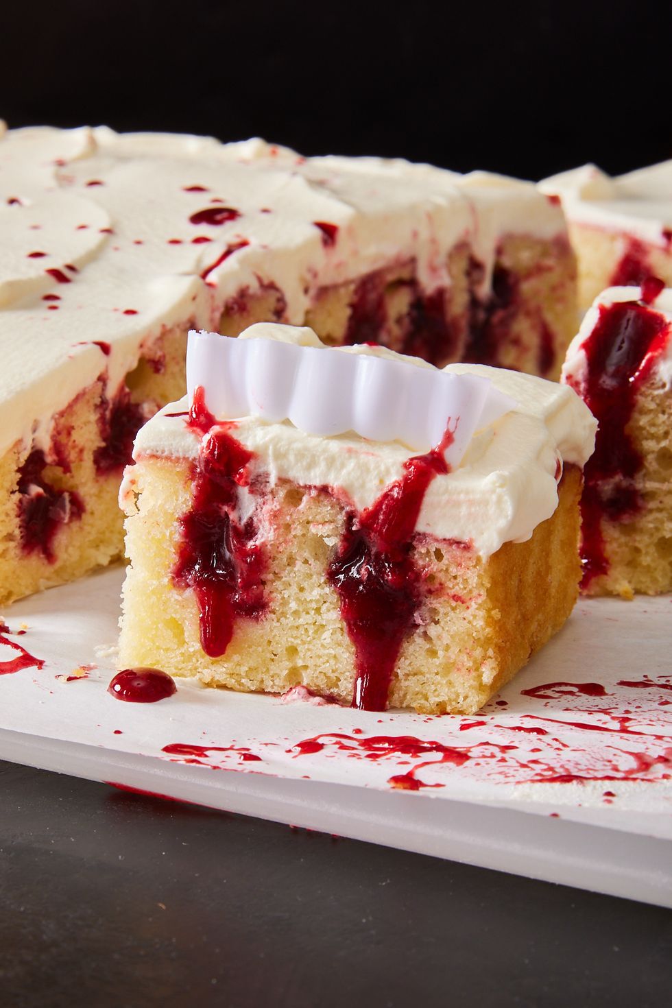 Vampire Poke Cake
