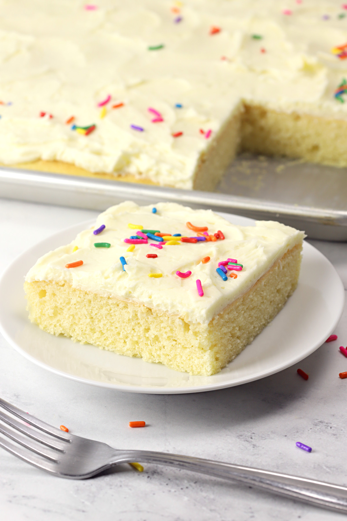 Vanilla Sheet Cake
