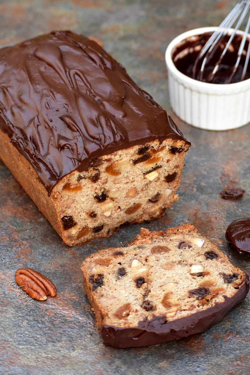 Vegan Chocolate Fruit Cake