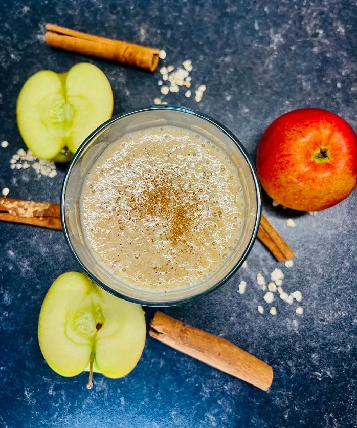 Apple Oats Smoothie For Weight Loss