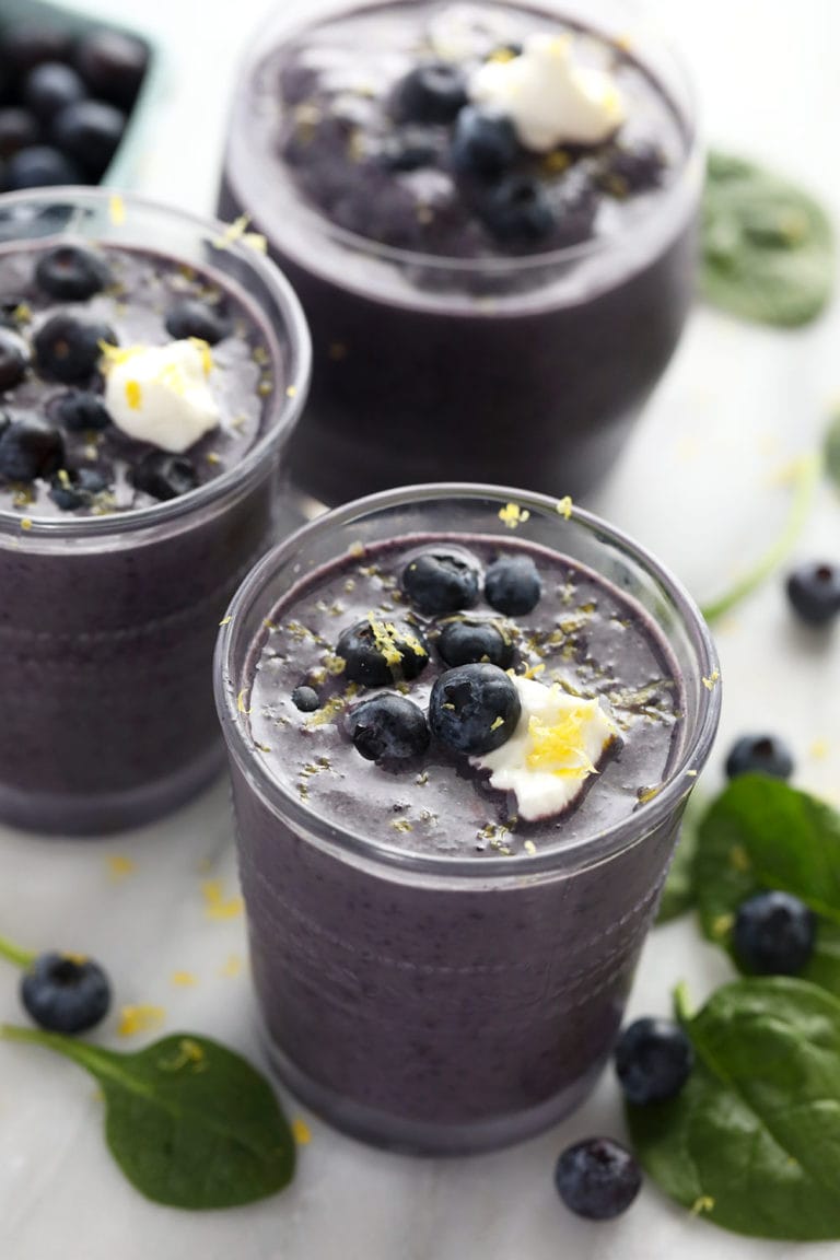 Blueberry Flaxseed Smoothie