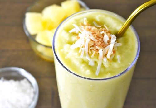 Keto Avocado Pineapple Smoothie