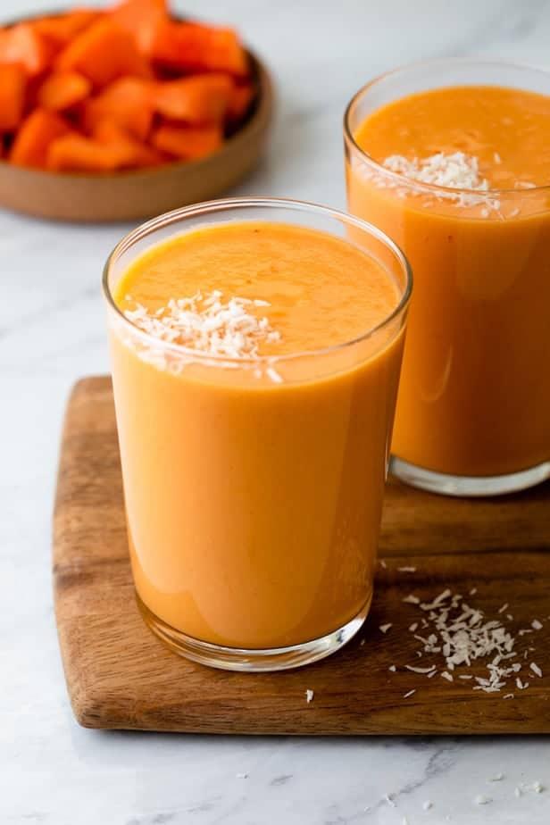 Mango Papaya Power Smoothie