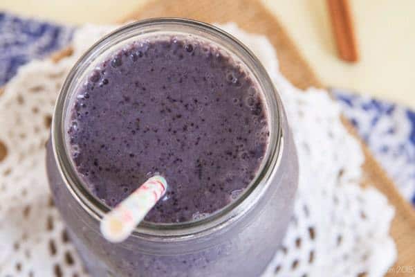 Maple Cinnamon Blueberry Smoothie