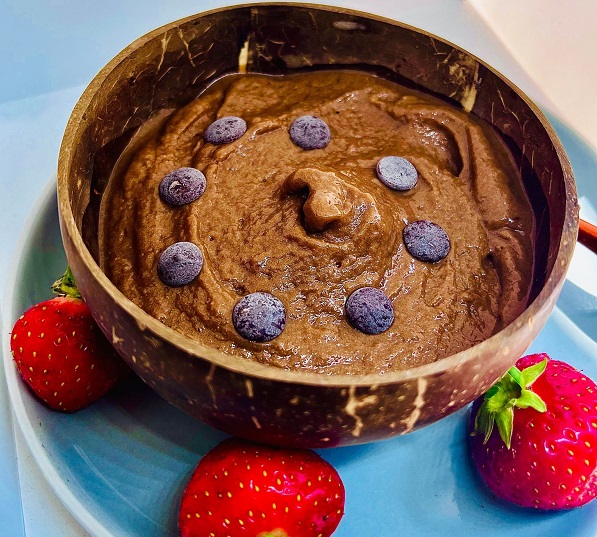 Mocha Banana Protein Smoothie Bowl
