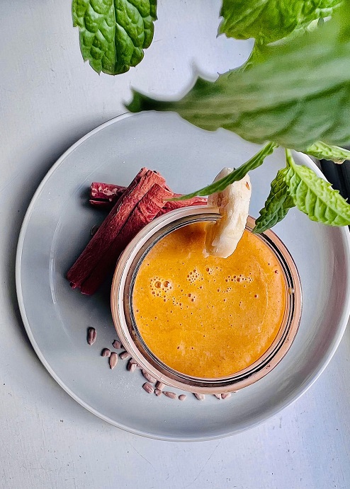 Nut Free Pumpkin Banana Smoothie