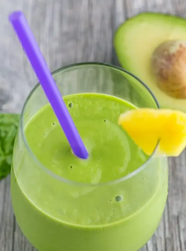 Pineapple Avocado Green Smoothie