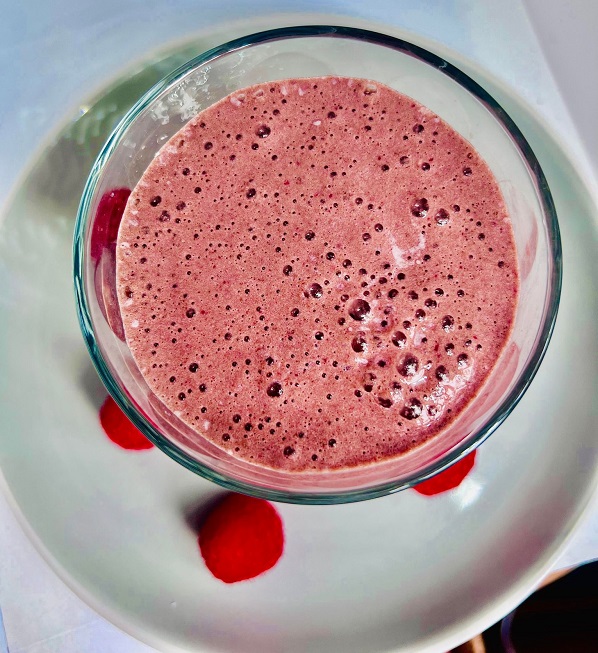 Protein Raspberry Chocolate Smoothie