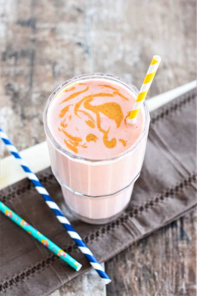 Strawberry-Banana Peanut Butter Smoothie