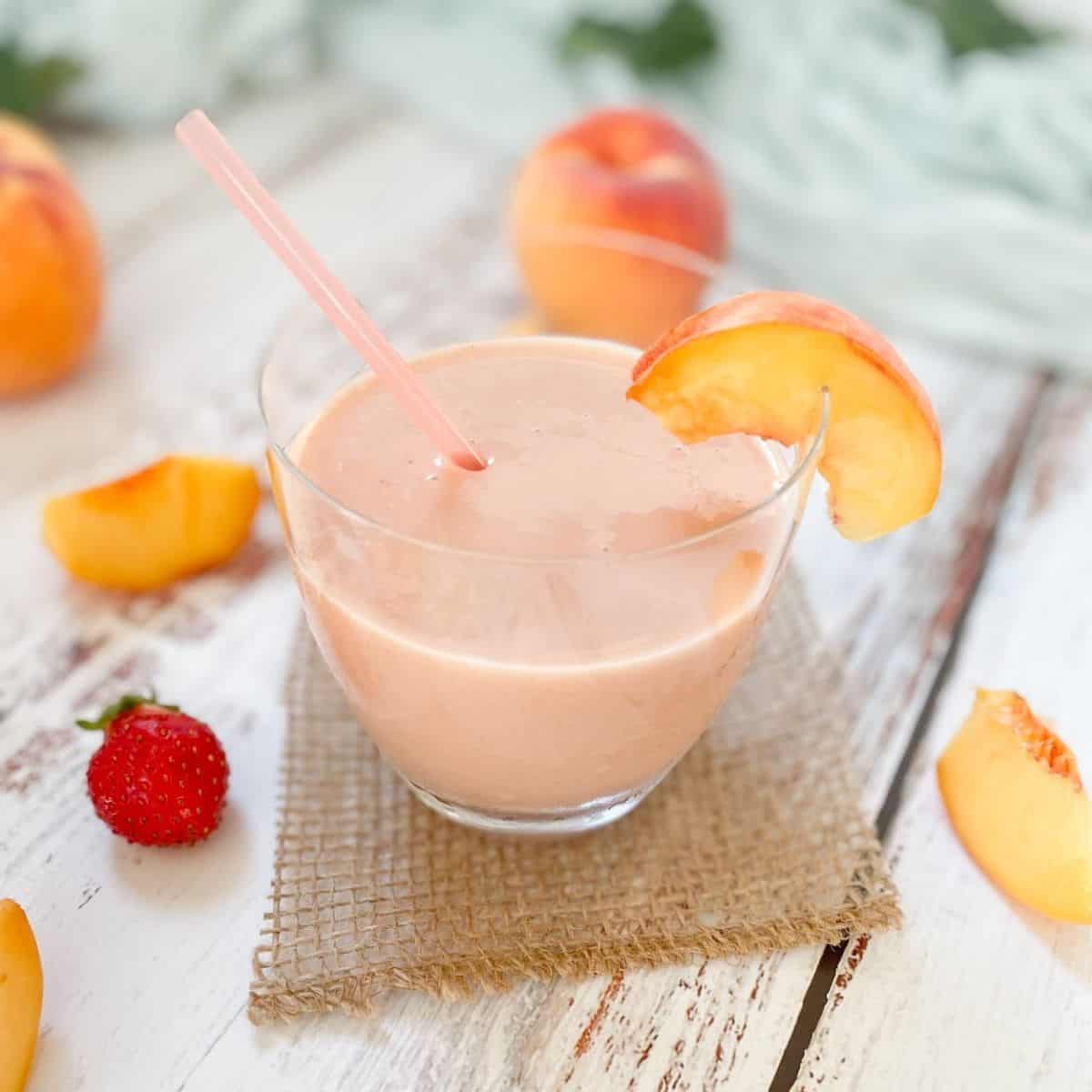 Strawberry Peach Smoothie