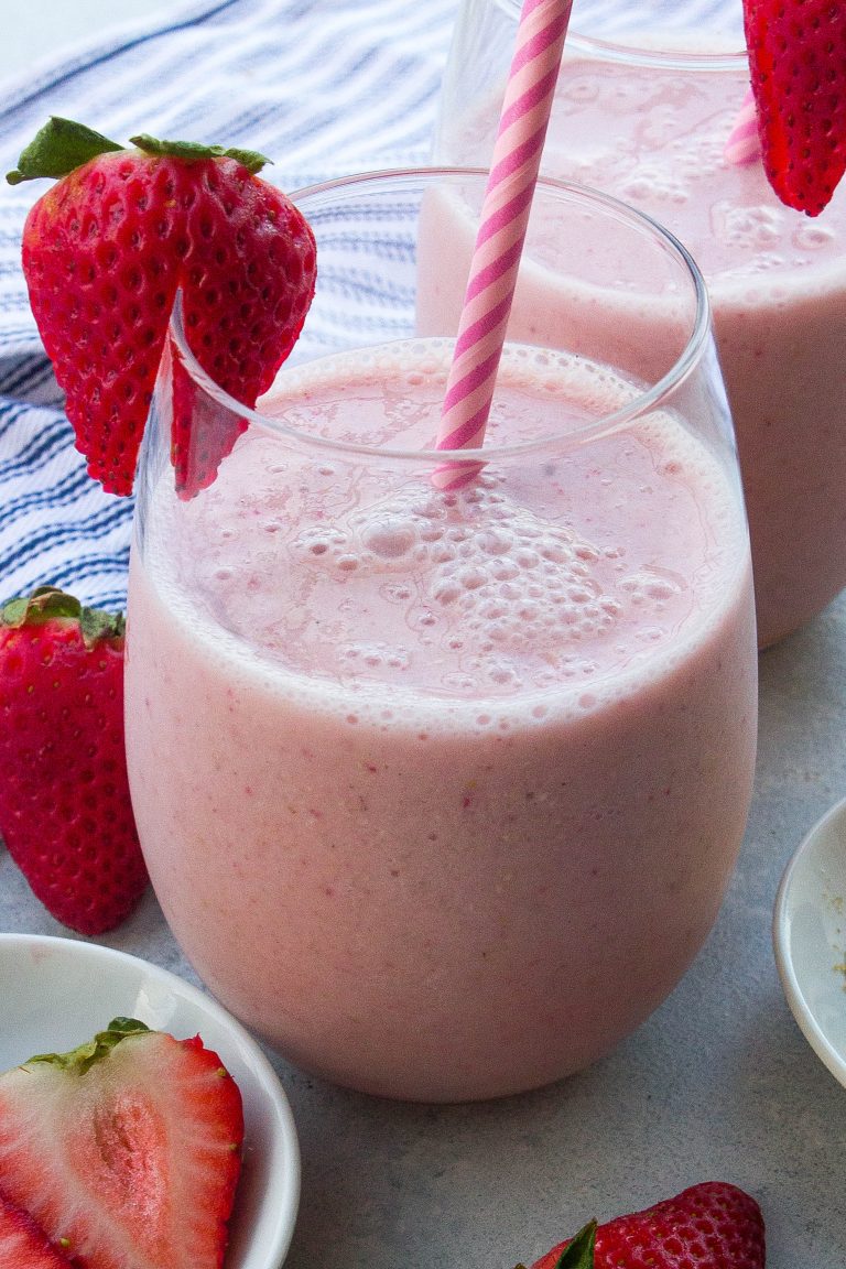 Strawberry Shortcake Protein Smoothie