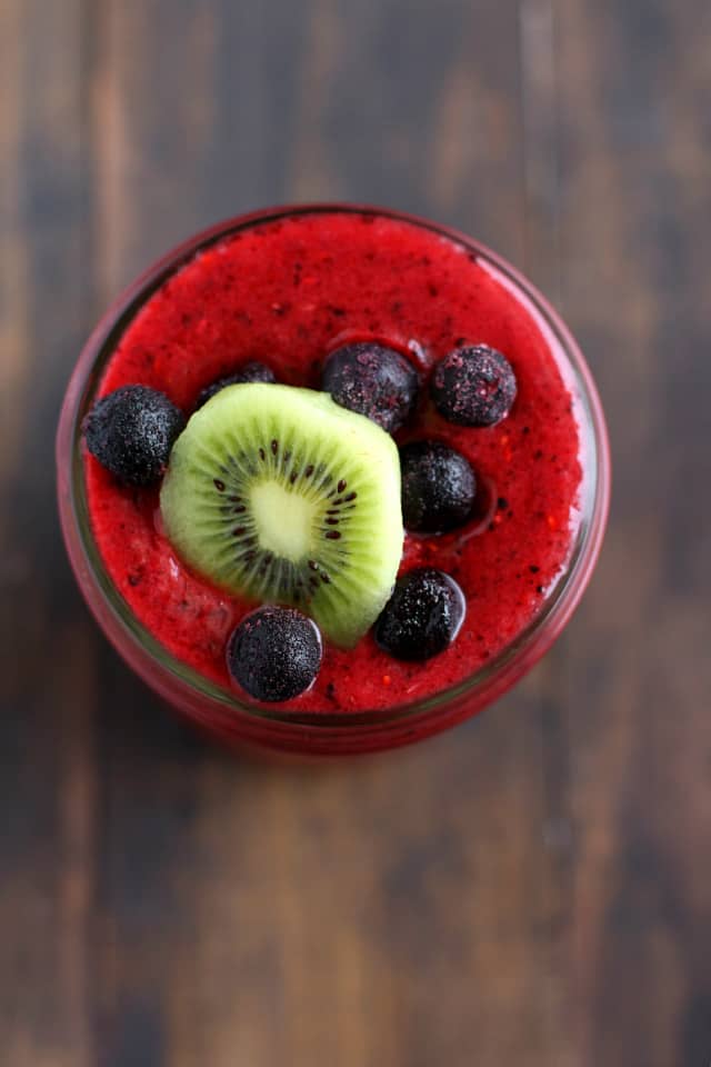 Triple Berry Kiwi Smoothie