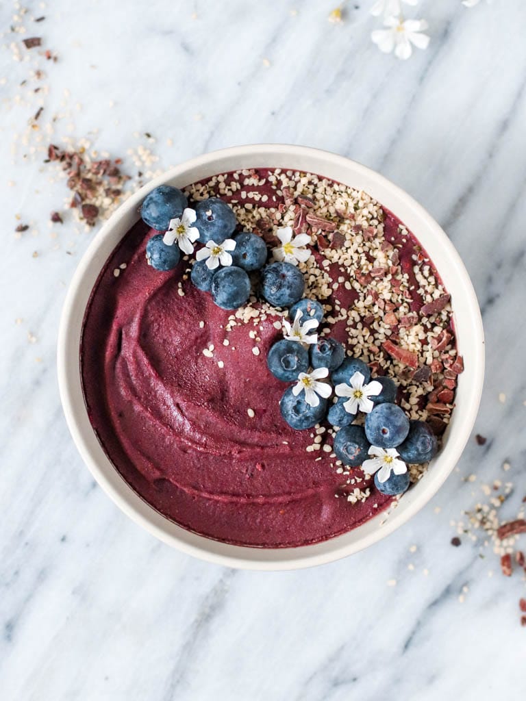Triple Berry Protein Acai Bowl